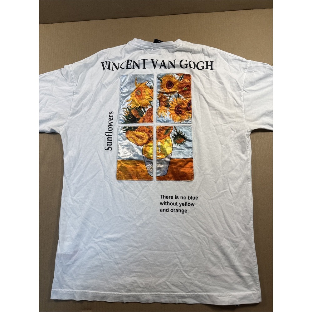 Van Gogh Sunflowers Art Tee Shirt, SAW Urbanity, Painting Unisex
